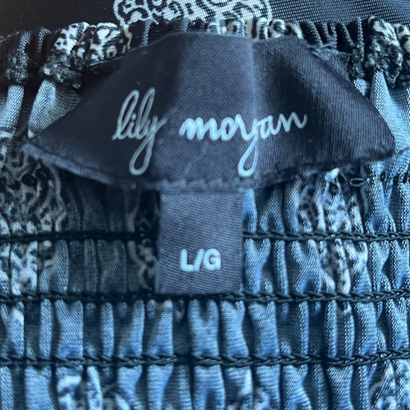 Women’s Lilly Morgan Strapless Dress With Elasticized Bodice Top Flowy Skirt - Picture 10 of 11